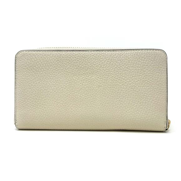 Coach Long Zip Around Wallet Chalk White Leather C4451 - Picture 3 of 5